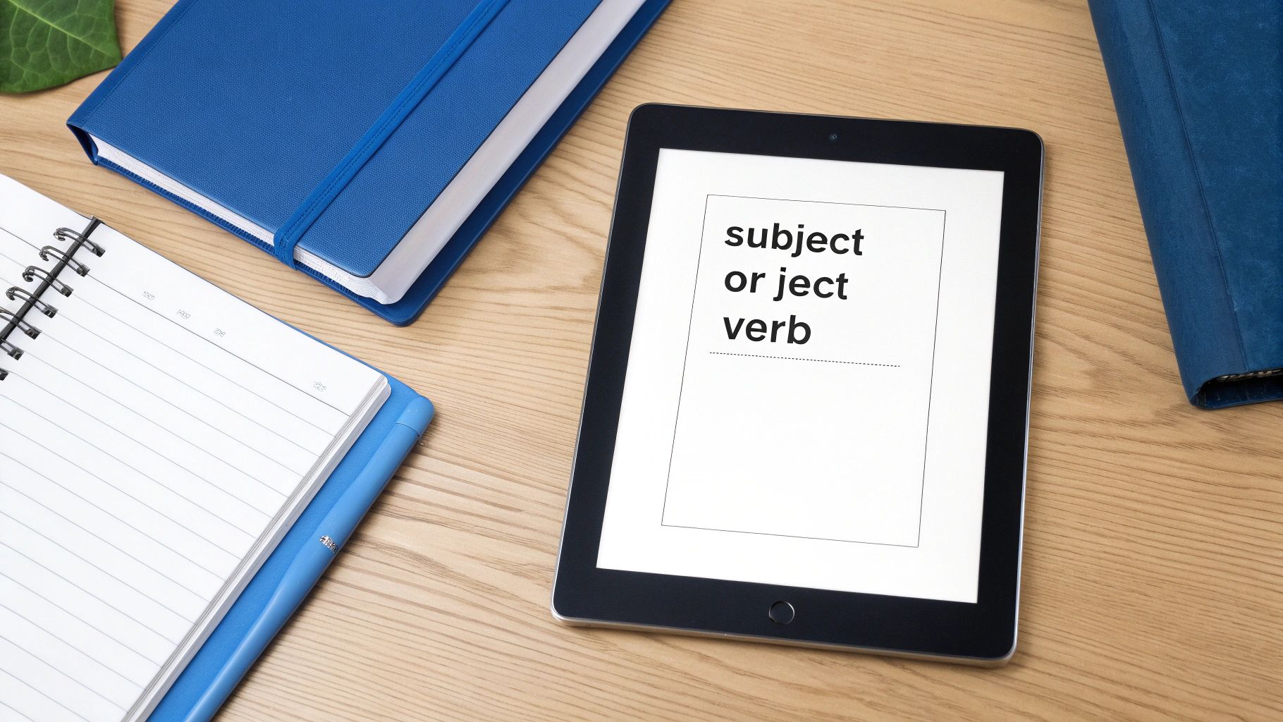 A diagram showing Korean sentence structure compared to English.