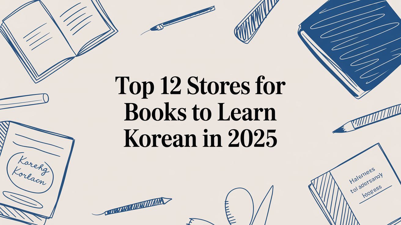 Top 12 Stores for Books to Learn Korean in 2025
