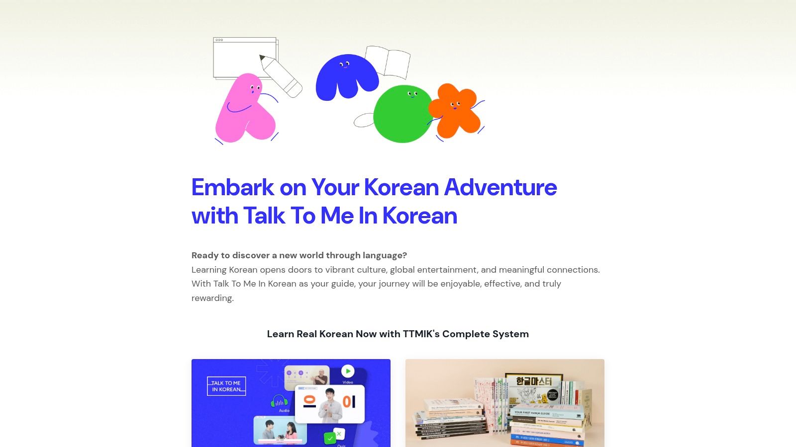 Talk To Me In Korean (TTMIK)