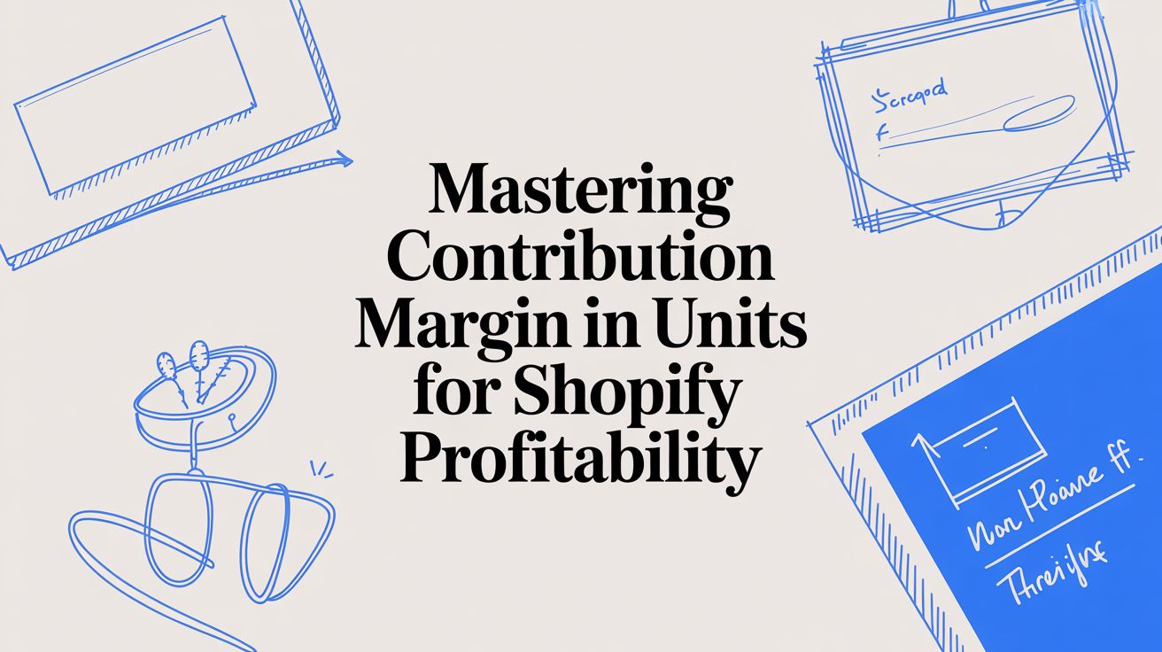 Mastering Contribution Margin in Units for Shopify Profitability