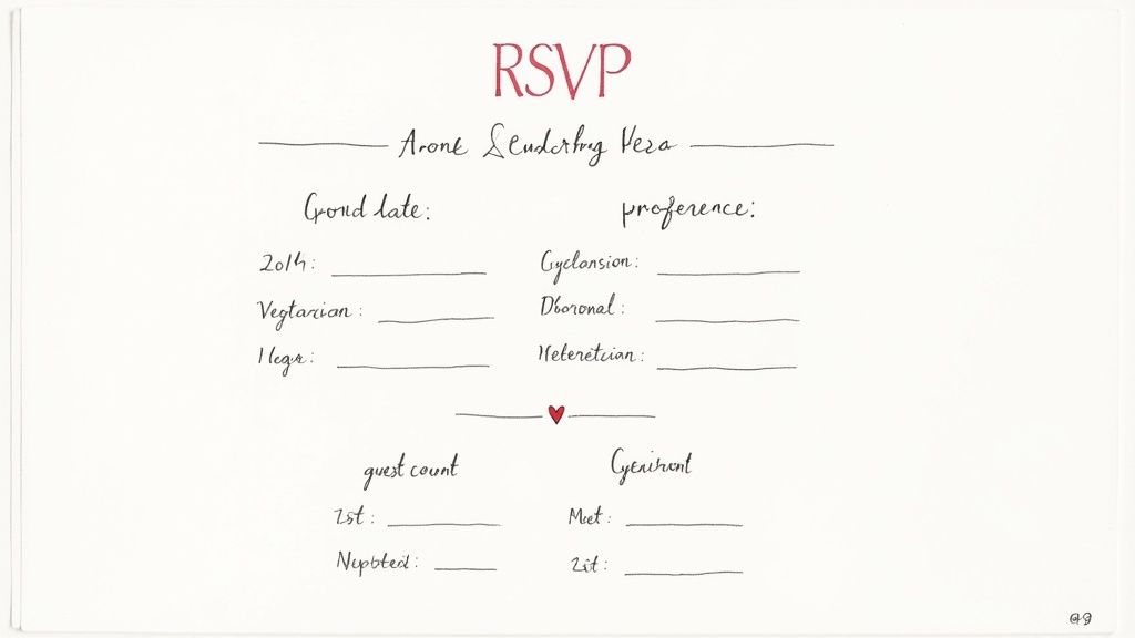 Wedding Event Registration Form Template