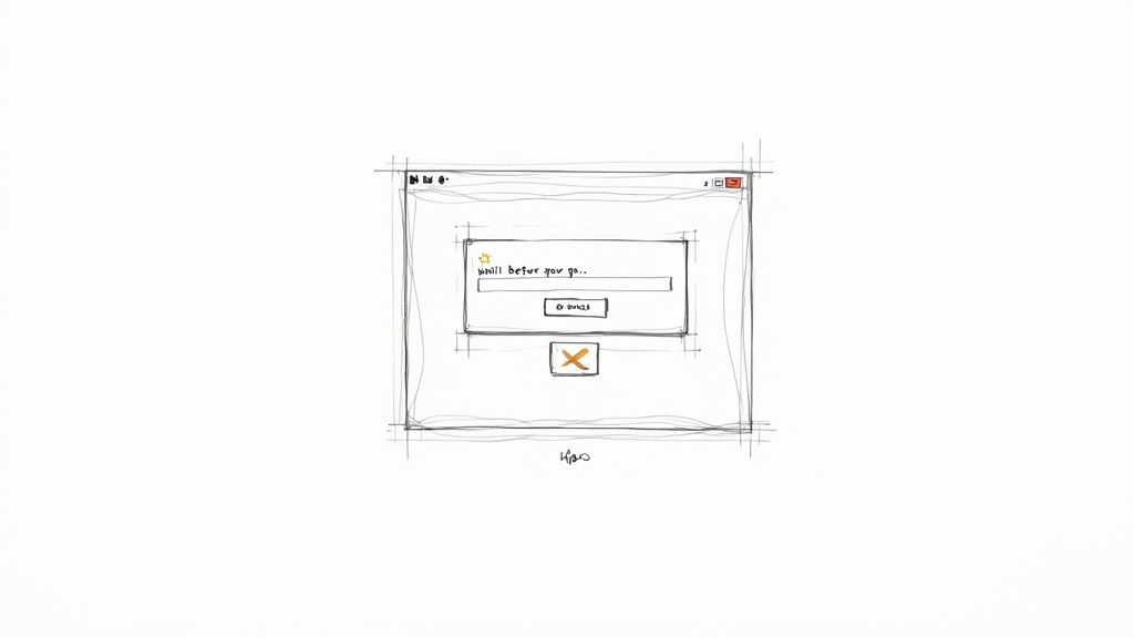 Pop-up Exit-Intent Form