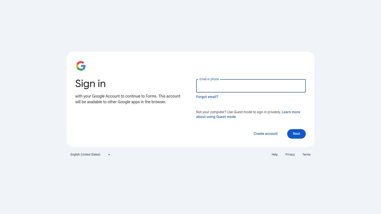 Google Forms