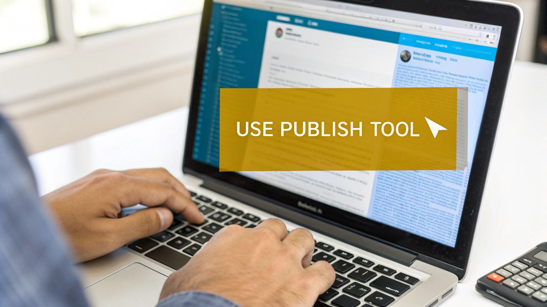A visual representation of the Twitter Publish tool interface, showing a URL input box and generated embed code.