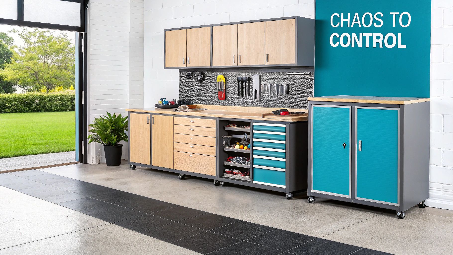 Build a Smarter Workshop with Modular Garage Storage - TEMA Solutions ...