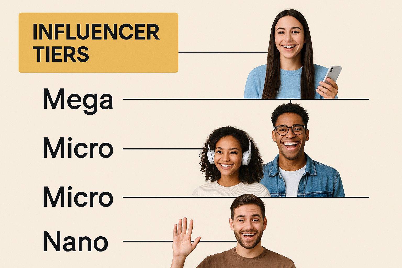 Infographic about what is influencer marketing
