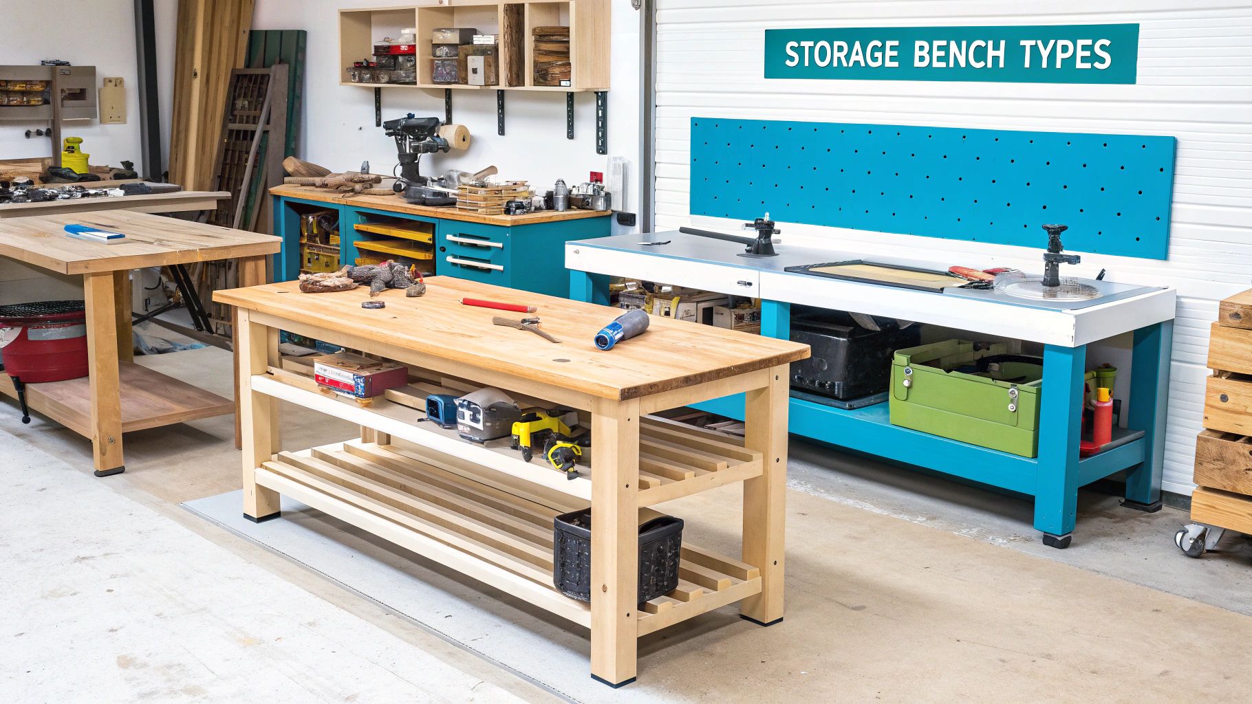 Your Guide to Work Storage Benches 2 Image