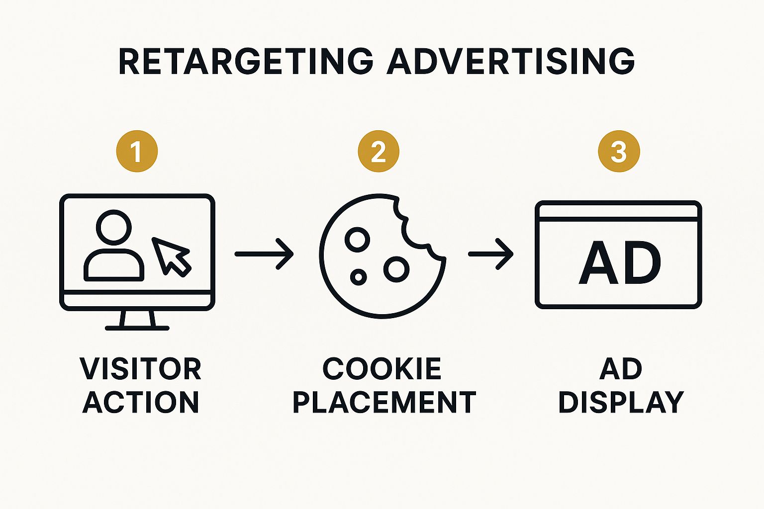 Infographic about what is retargeting advertising