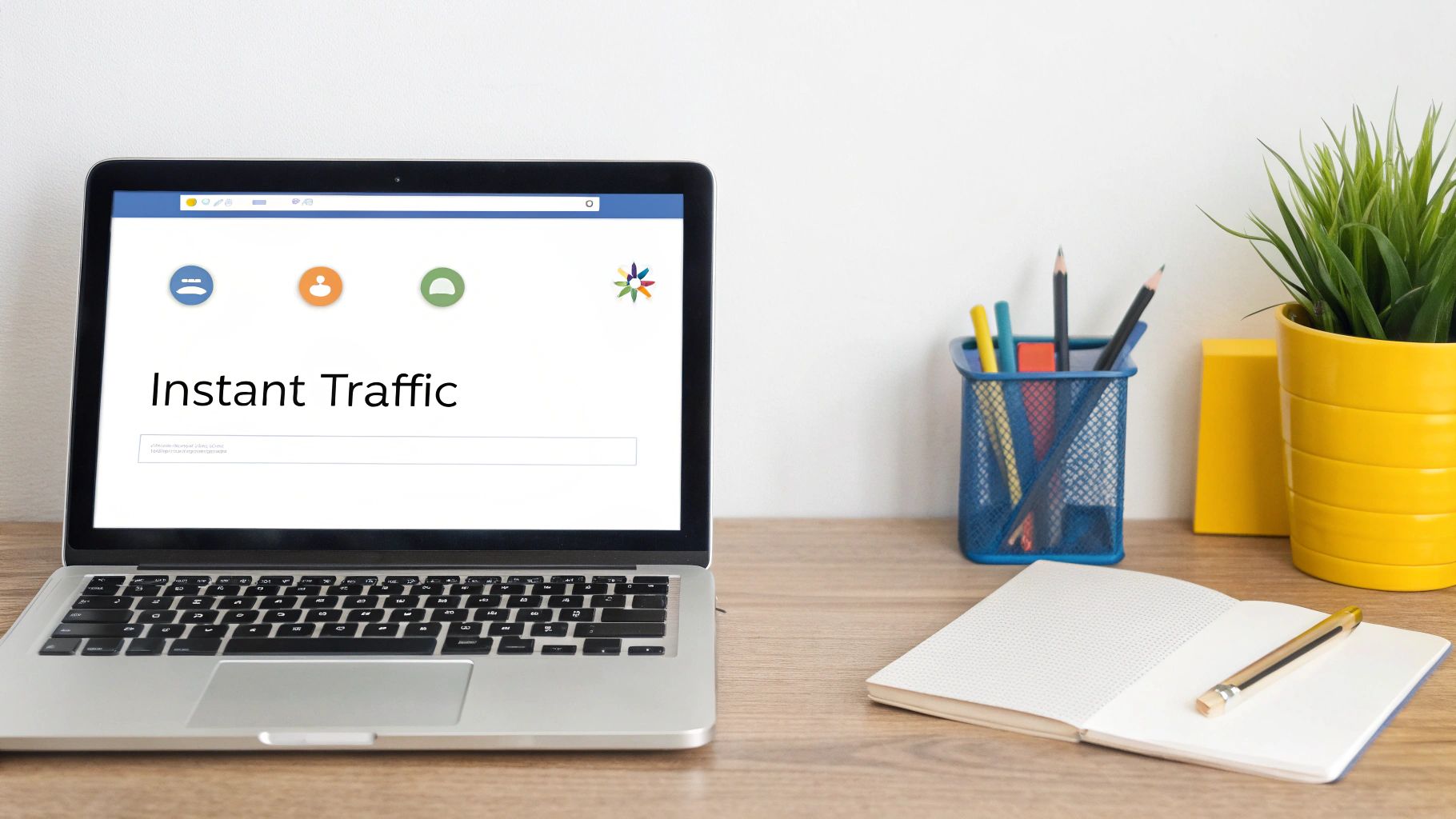 An image illustrating the Google Ads interface and its impact on search results for small businesses.