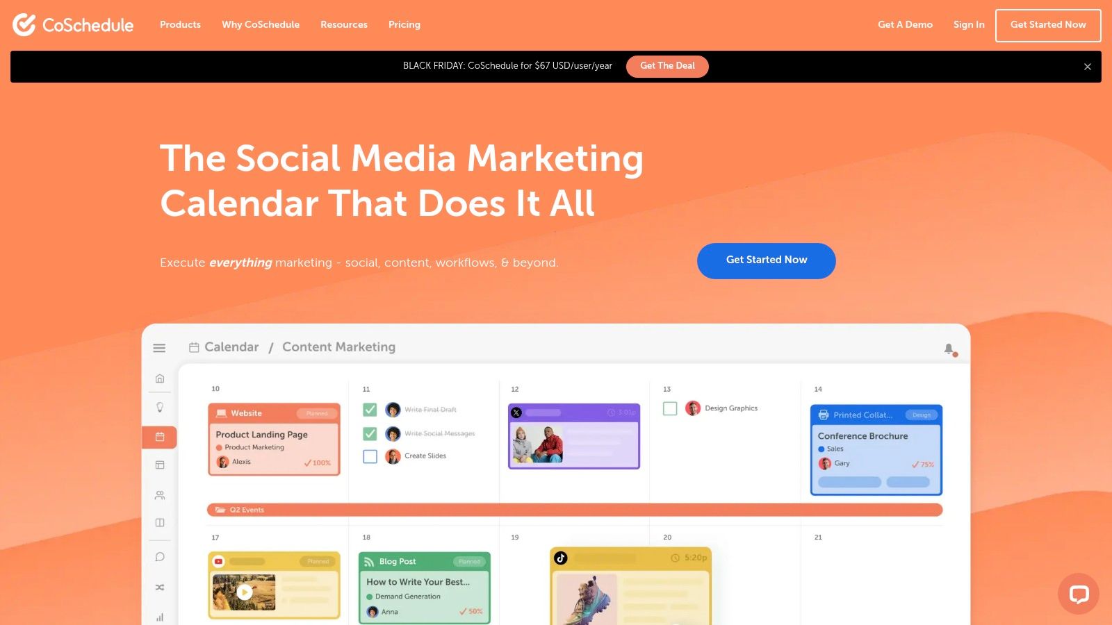CoSchedule (Free Marketing Calendar)