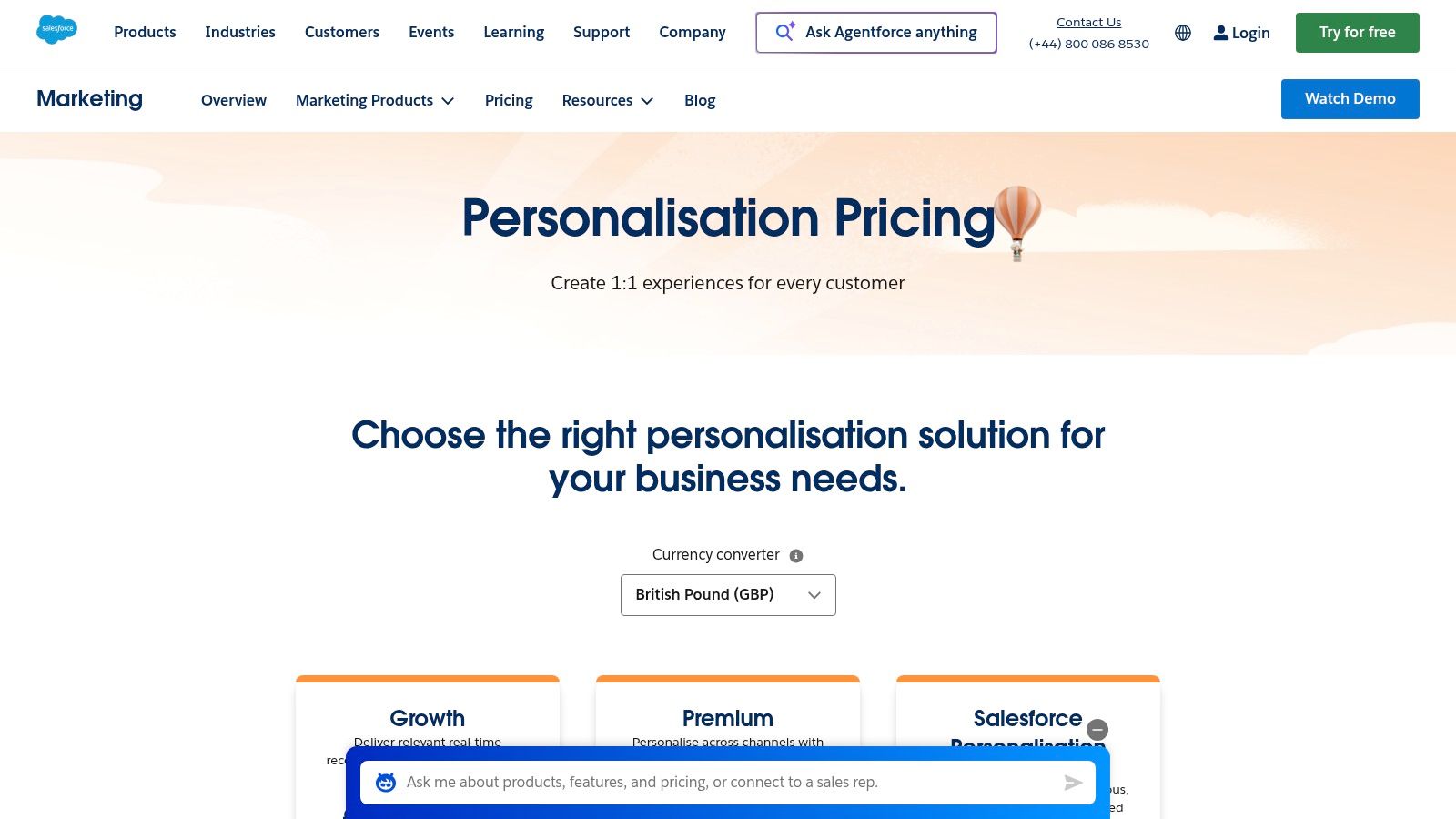 Salesforce Marketing Cloud Personalization
