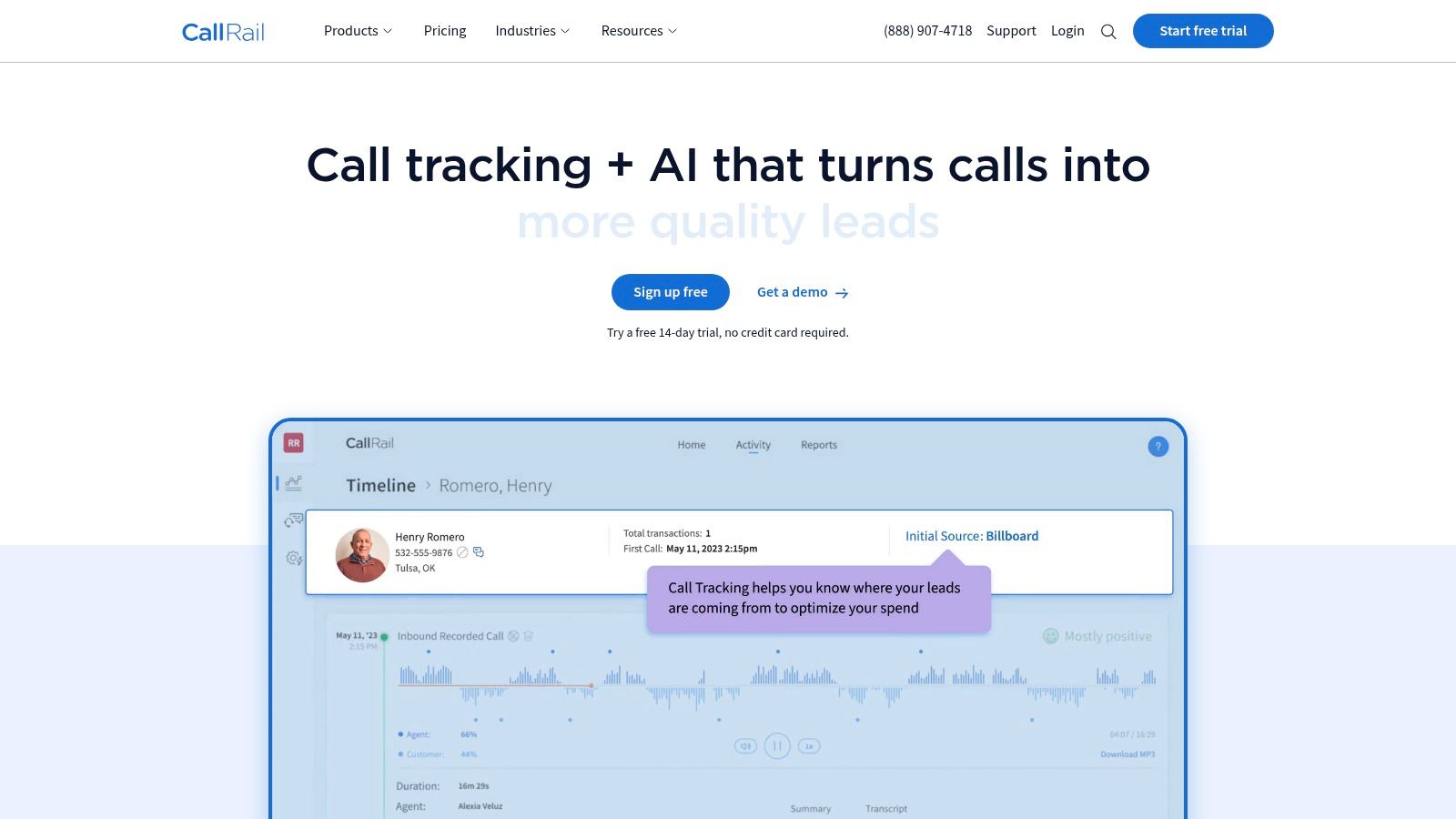 CallRail Marketing Attribution