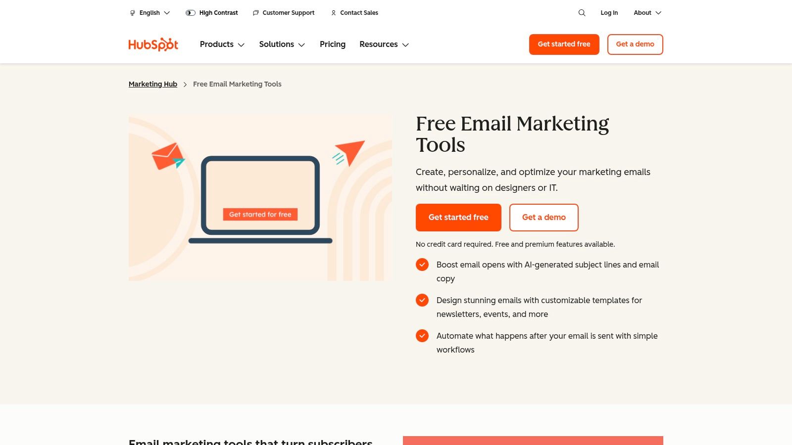 HubSpot Email Marketing