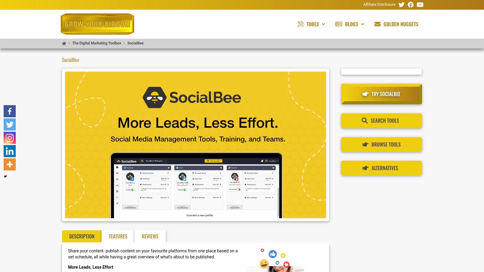 SocialBee – Social Media Management Tools, Training, and Teams