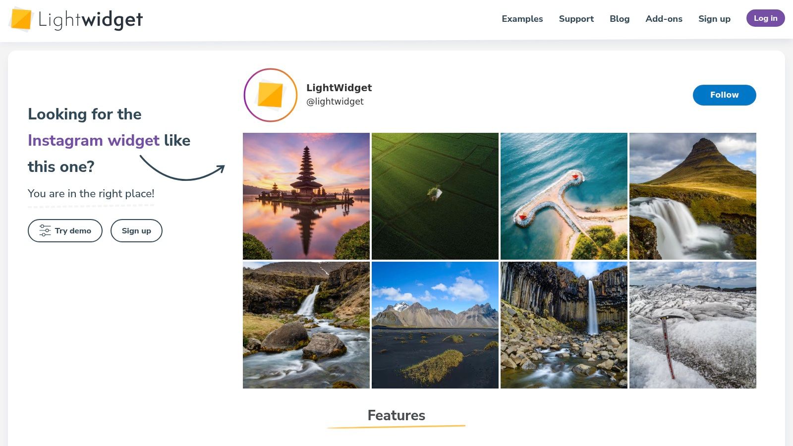 LightWidget