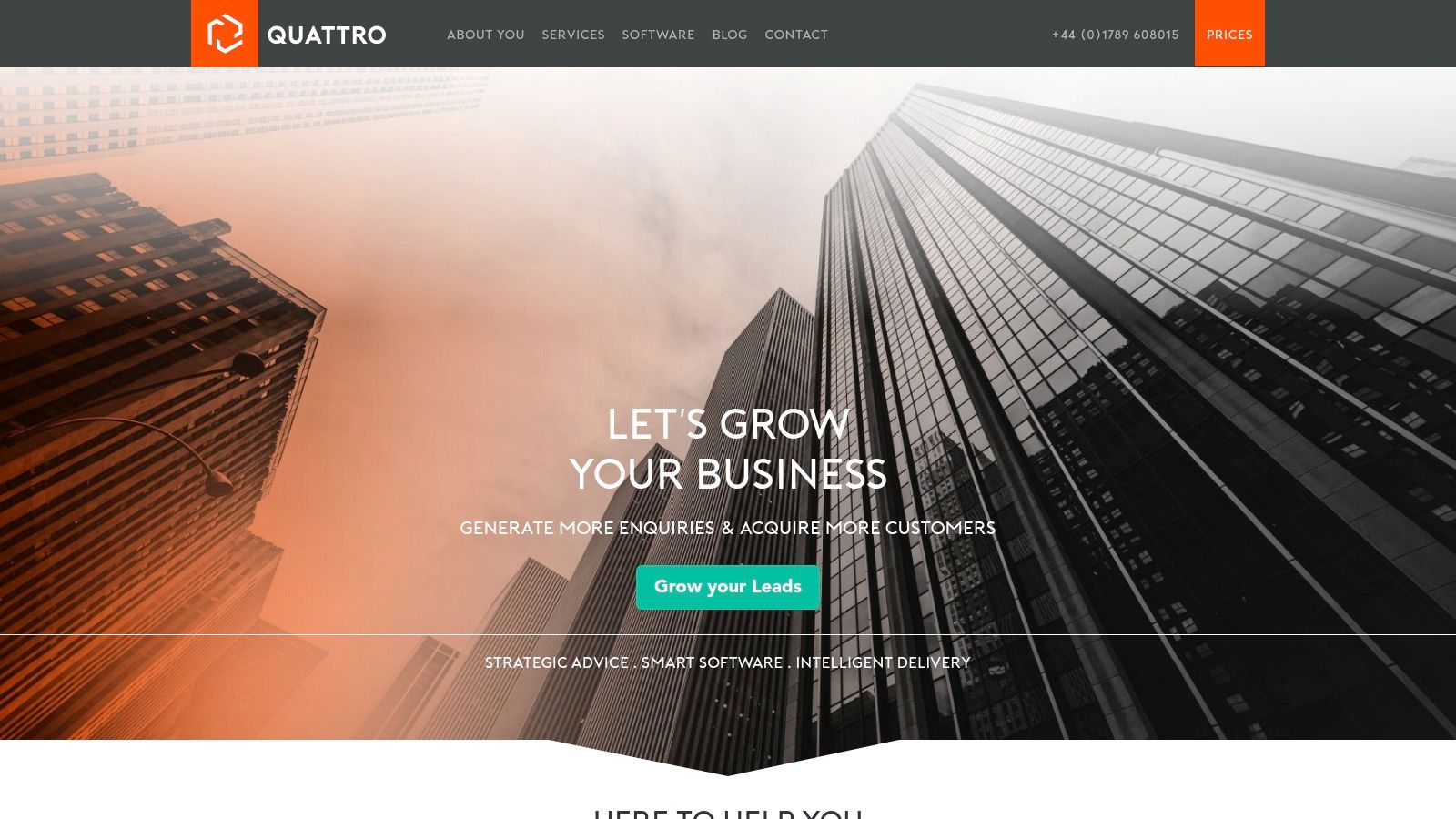 Quattro social media content calendar template