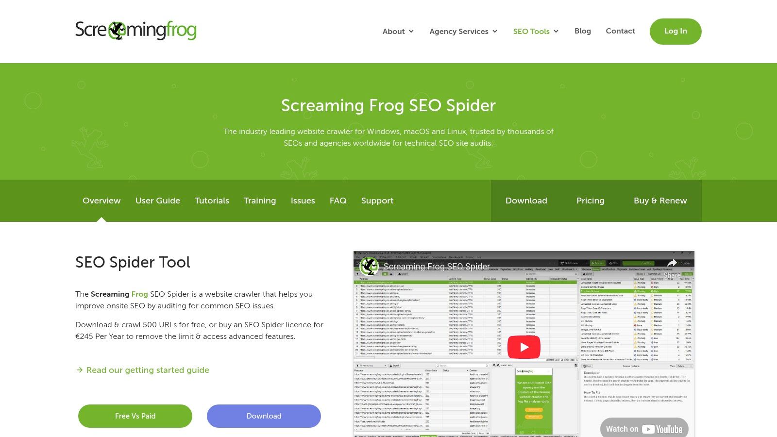 Screaming Frog SEO Spider
