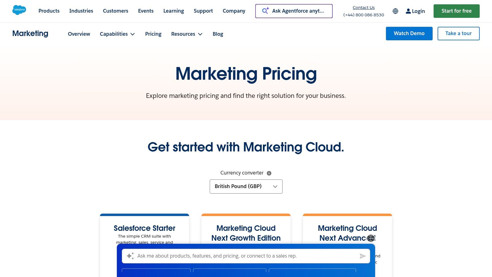 Salesforce Marketing Cloud (including Account Engagement)