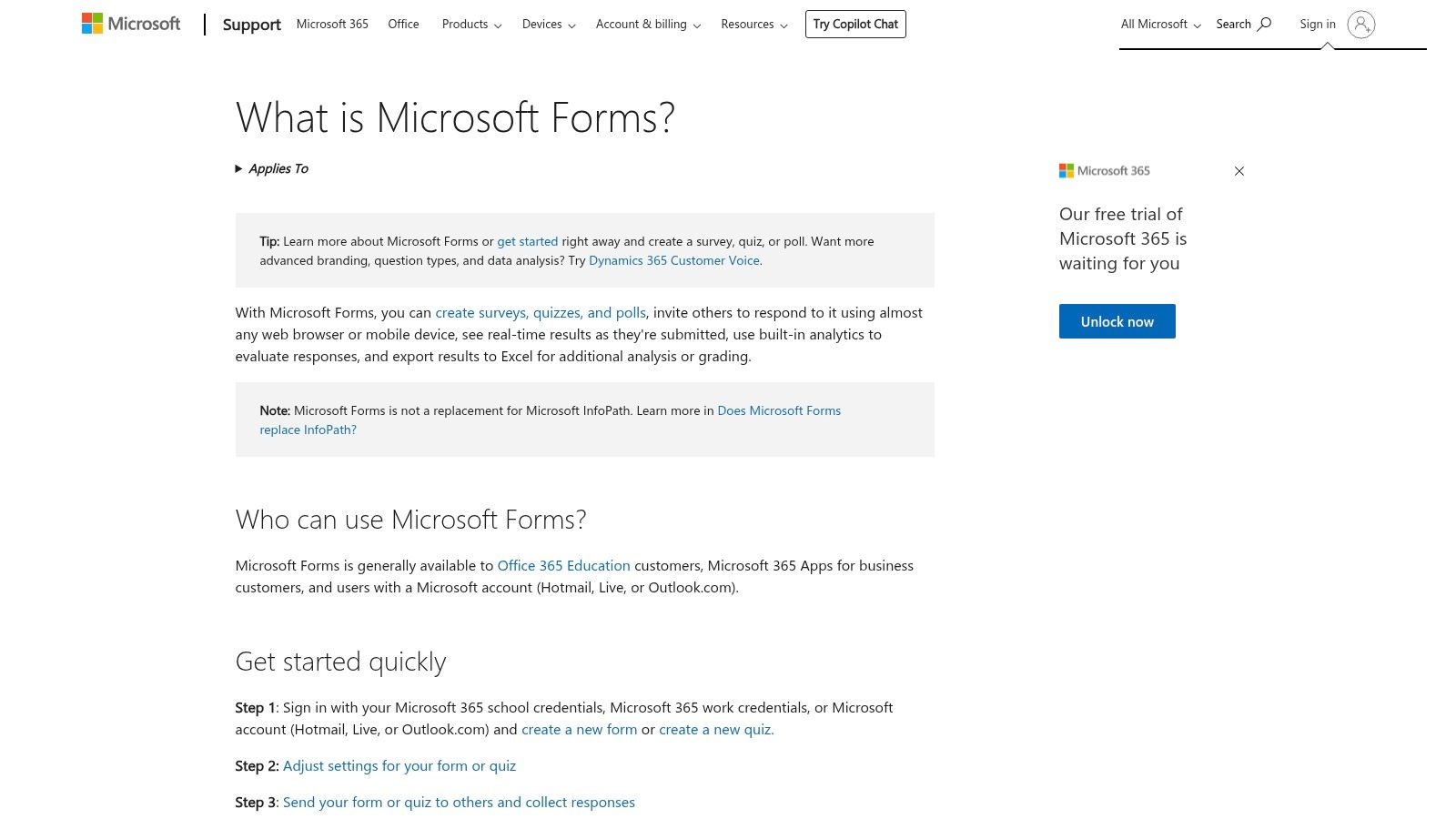 Microsoft Forms