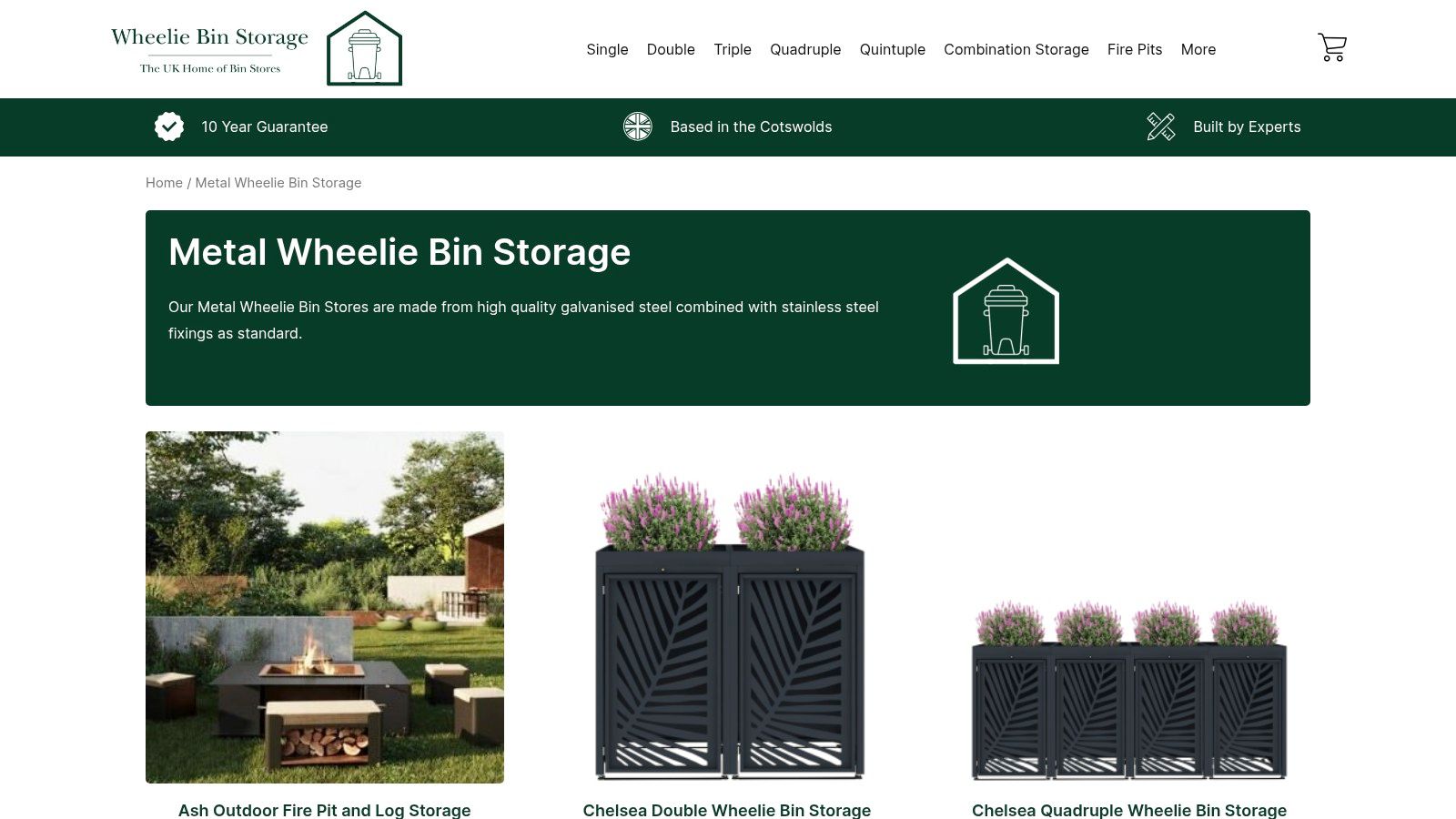 Wheelie Bin Storage