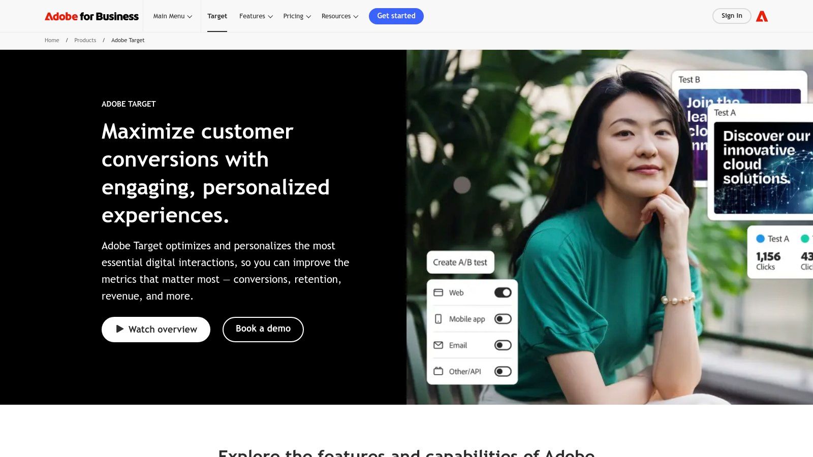 Adobe Target (Adobe Experience Cloud)