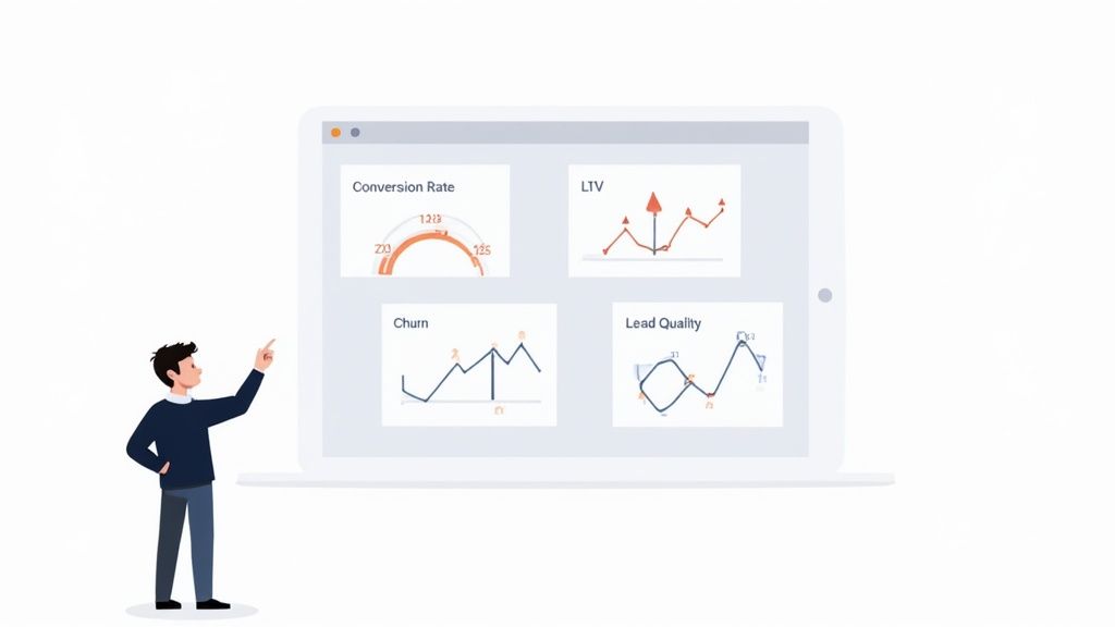 Centralized data warehouse illustration