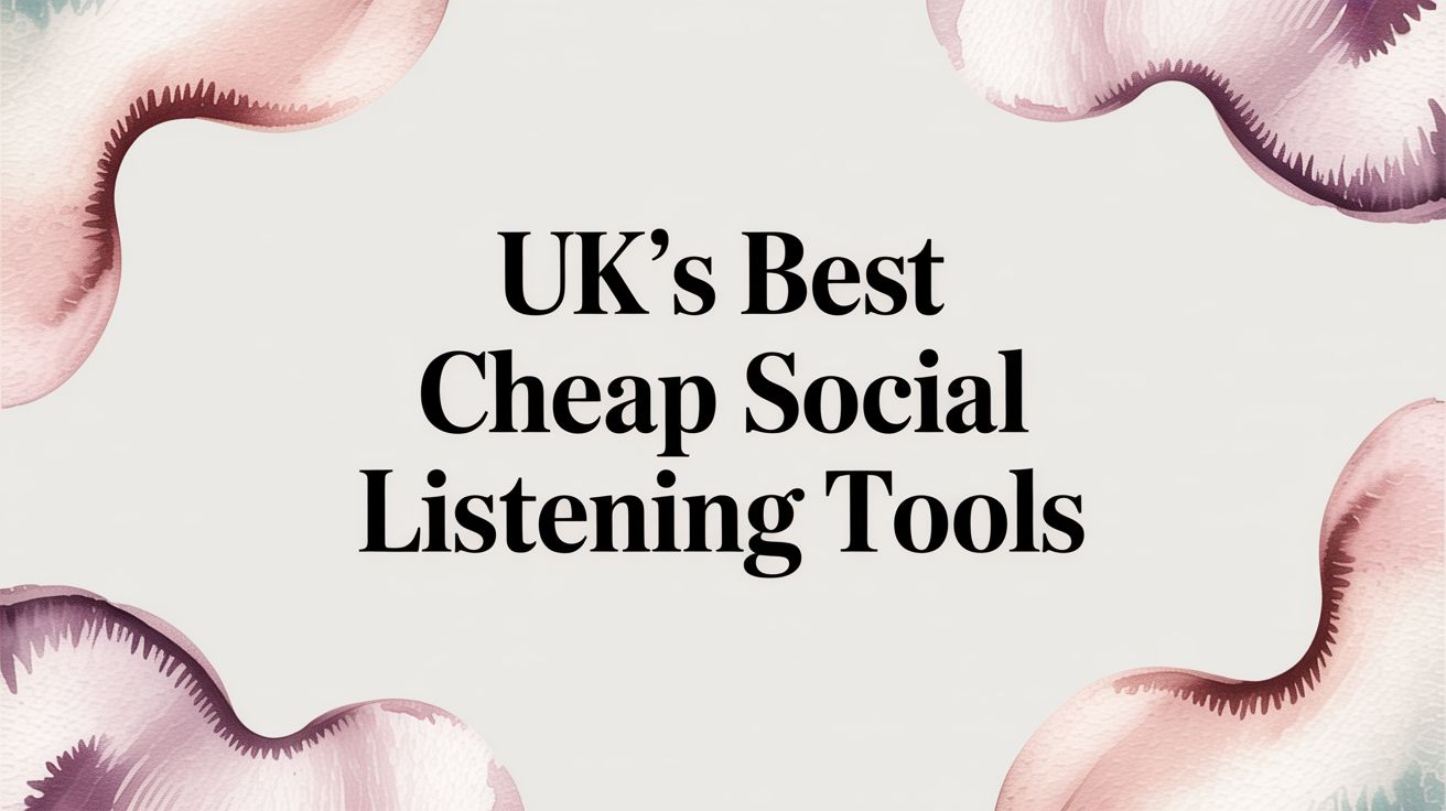 UK's Best Cheap Social Listening Tools