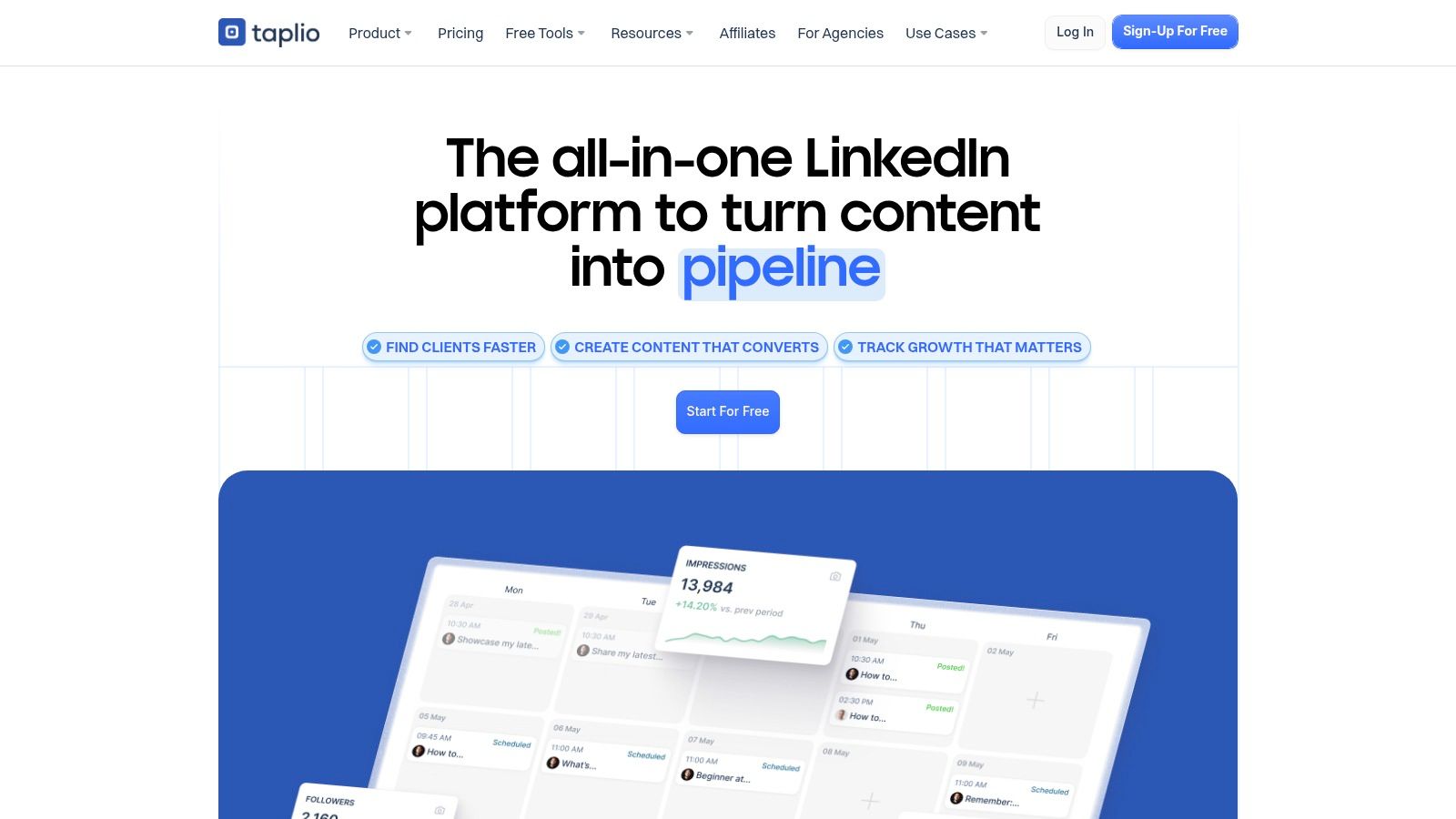 Taplio – Mentions (for LinkedIn creators/teams)