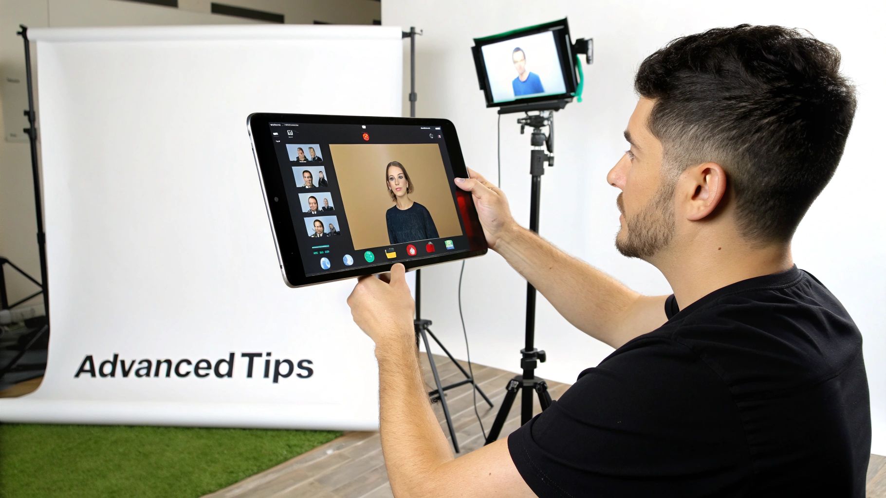 An AI-generated woman with a nuanced expression, demonstrating advanced customization