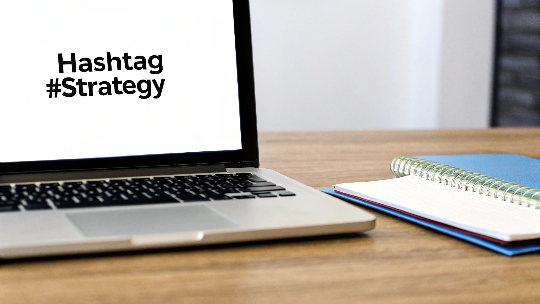 A person using their phone to research hashtags for Instagram discoverability