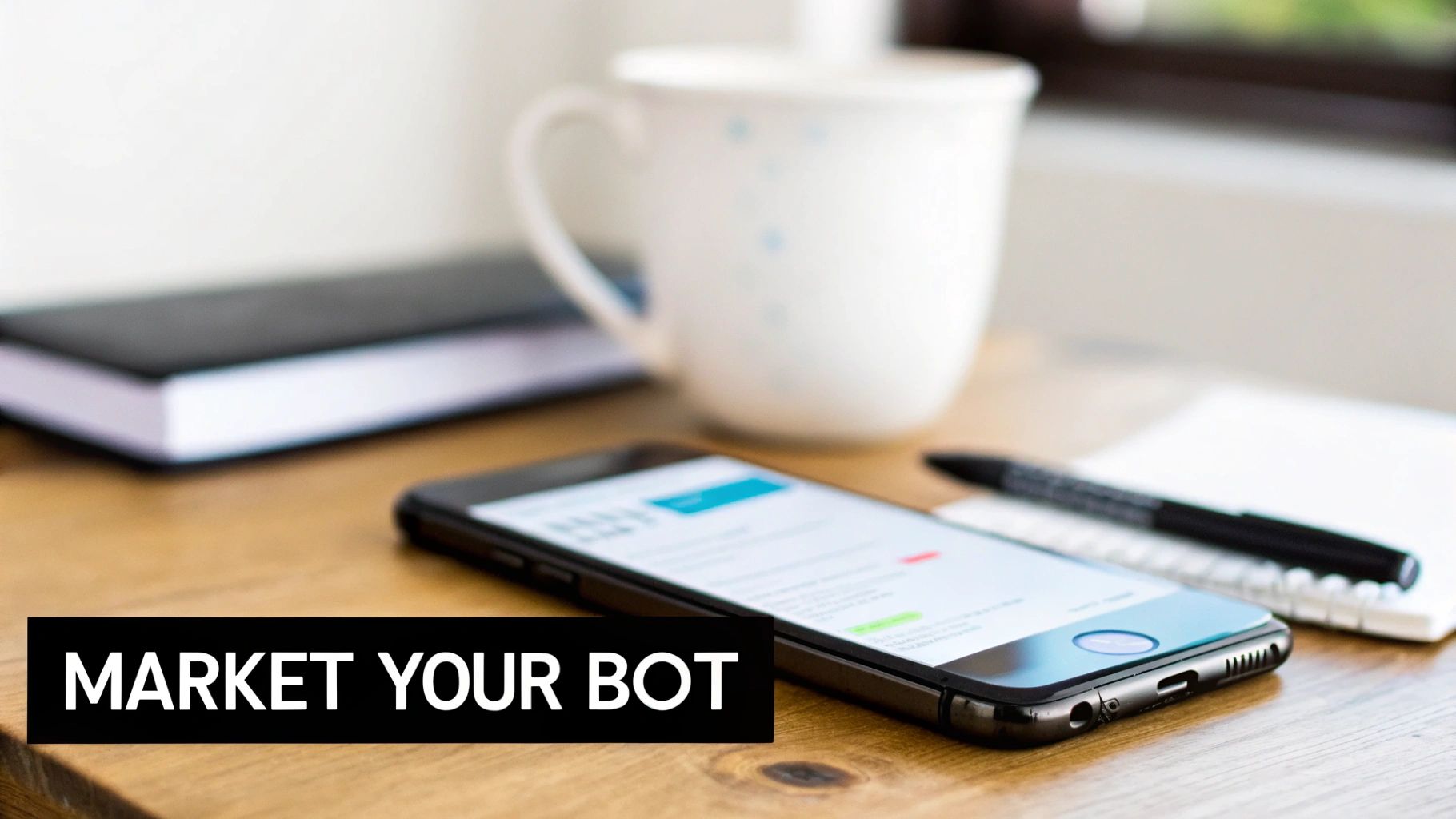 A person presenting an AI bot concept on a digital screen to a group of business clients.