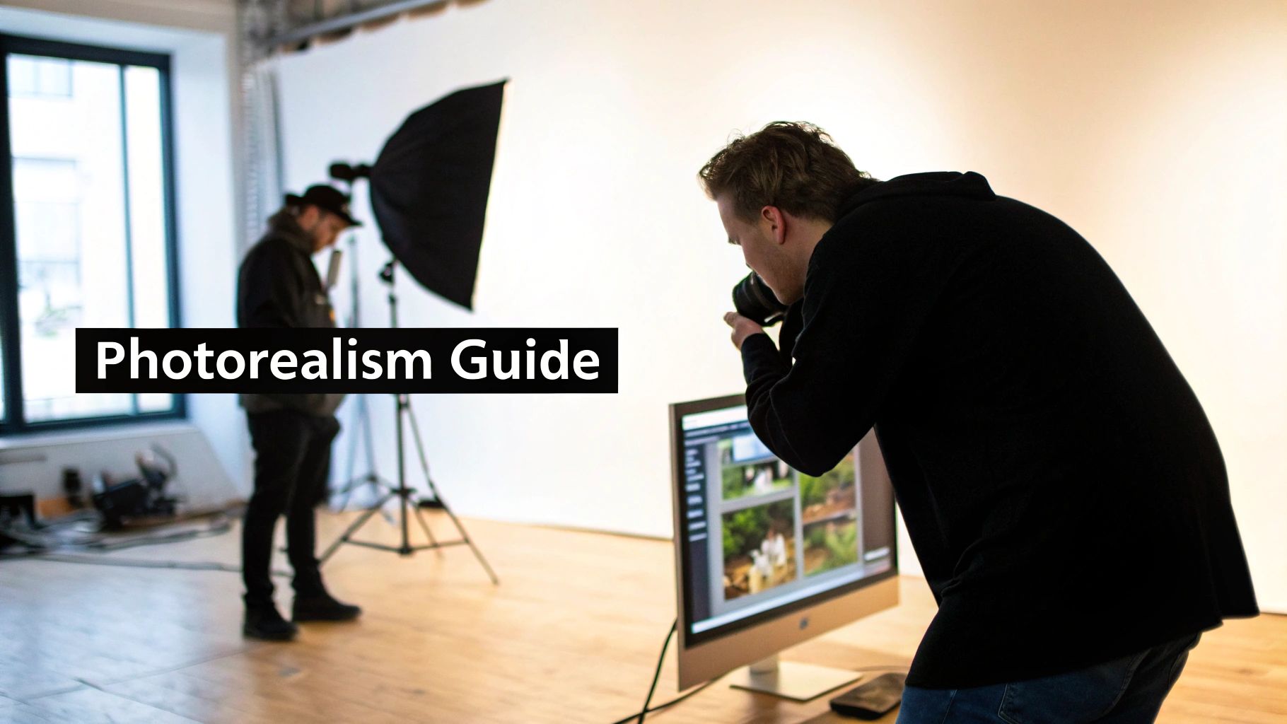 A highly realistic AI-generated photo of a person's face, showcasing detailed skin texture and lighting.