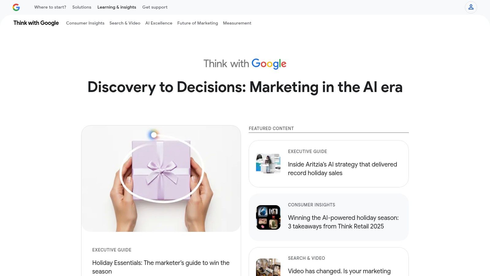 Think with Google – Creator/Influencer Case Studies (YouTube)