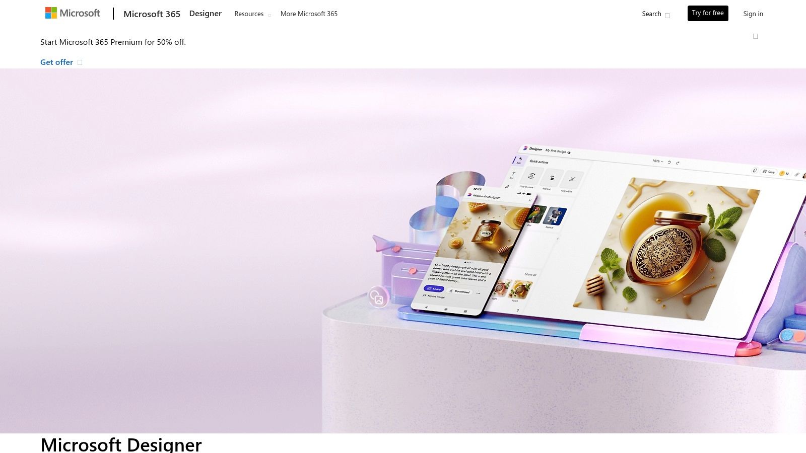 Microsoft Designer (Bing Image Creator)