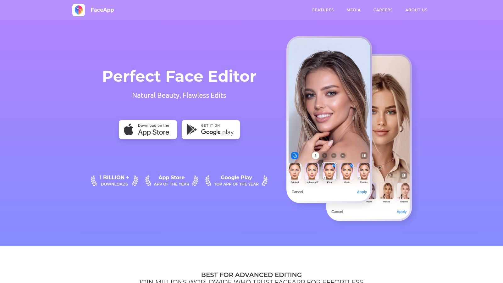 FaceApp (Official Website)