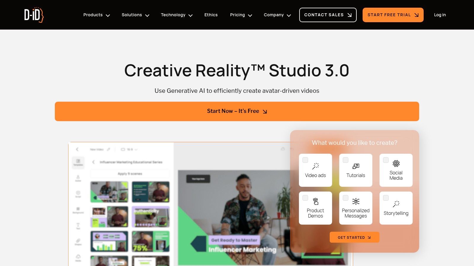 D-ID – Creative Reality Studio