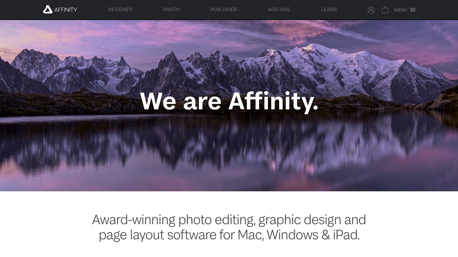 Affinity (Photo, Designer, Publisher – V2)