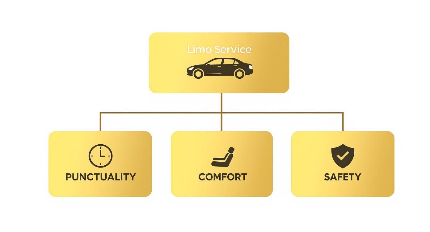 Infographic about limousine