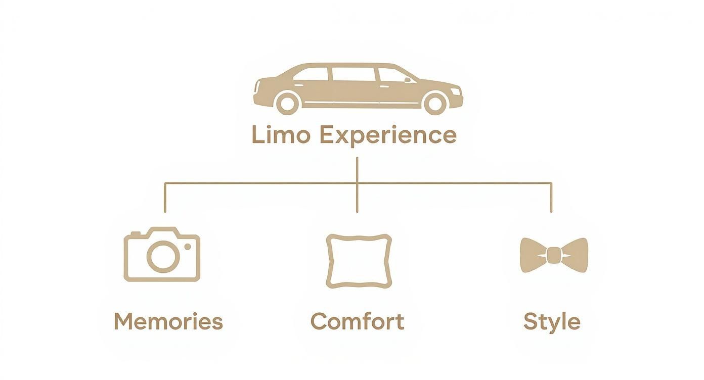 Infographic about stretch limousine chicago