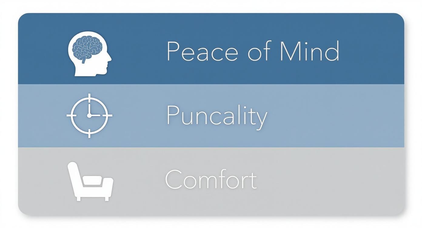 Infographic about chicago airport car service