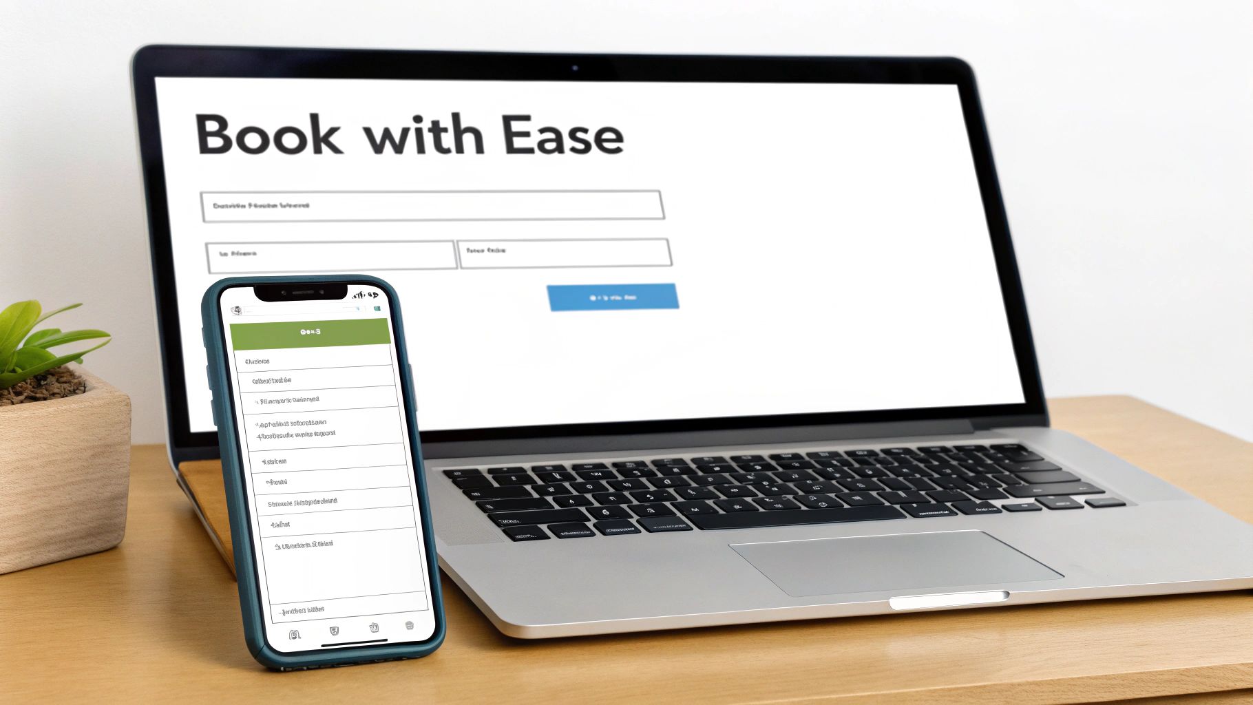 Bride and groom in a limo with champagne