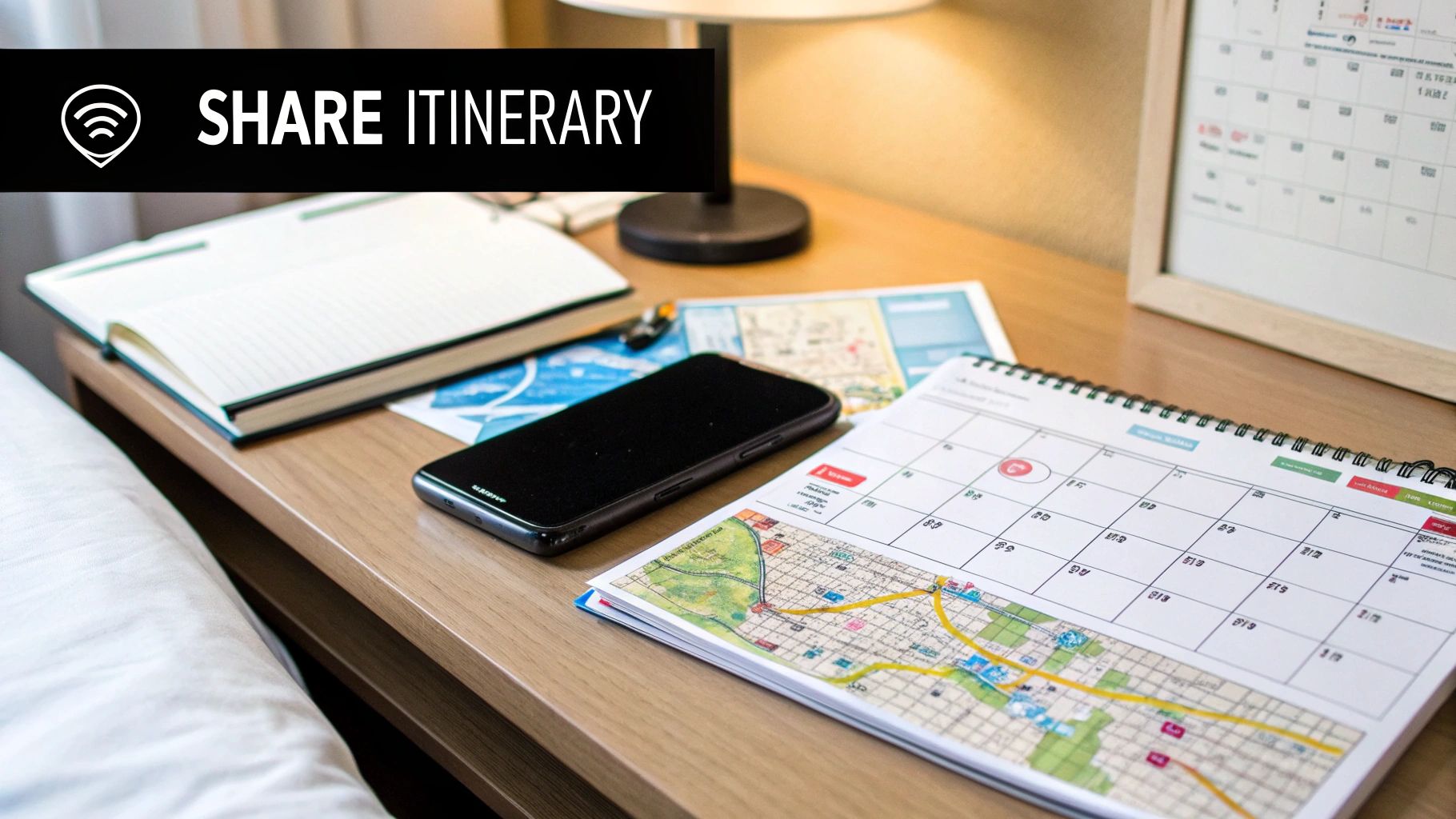 Share Detailed Itineraries with Trusted Contacts