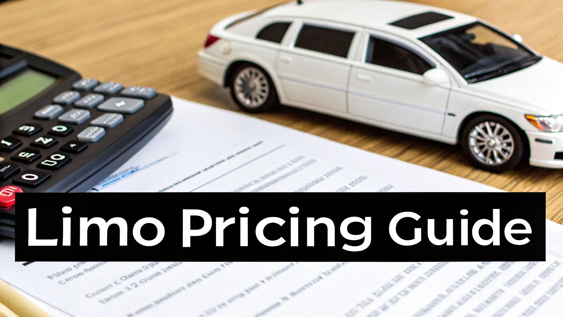 A stylish black stretch limo waiting for prom attendees