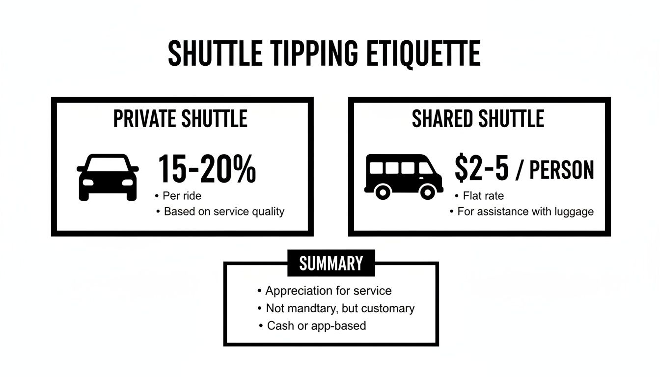 How Much Should You Tip Shuttle Drivers