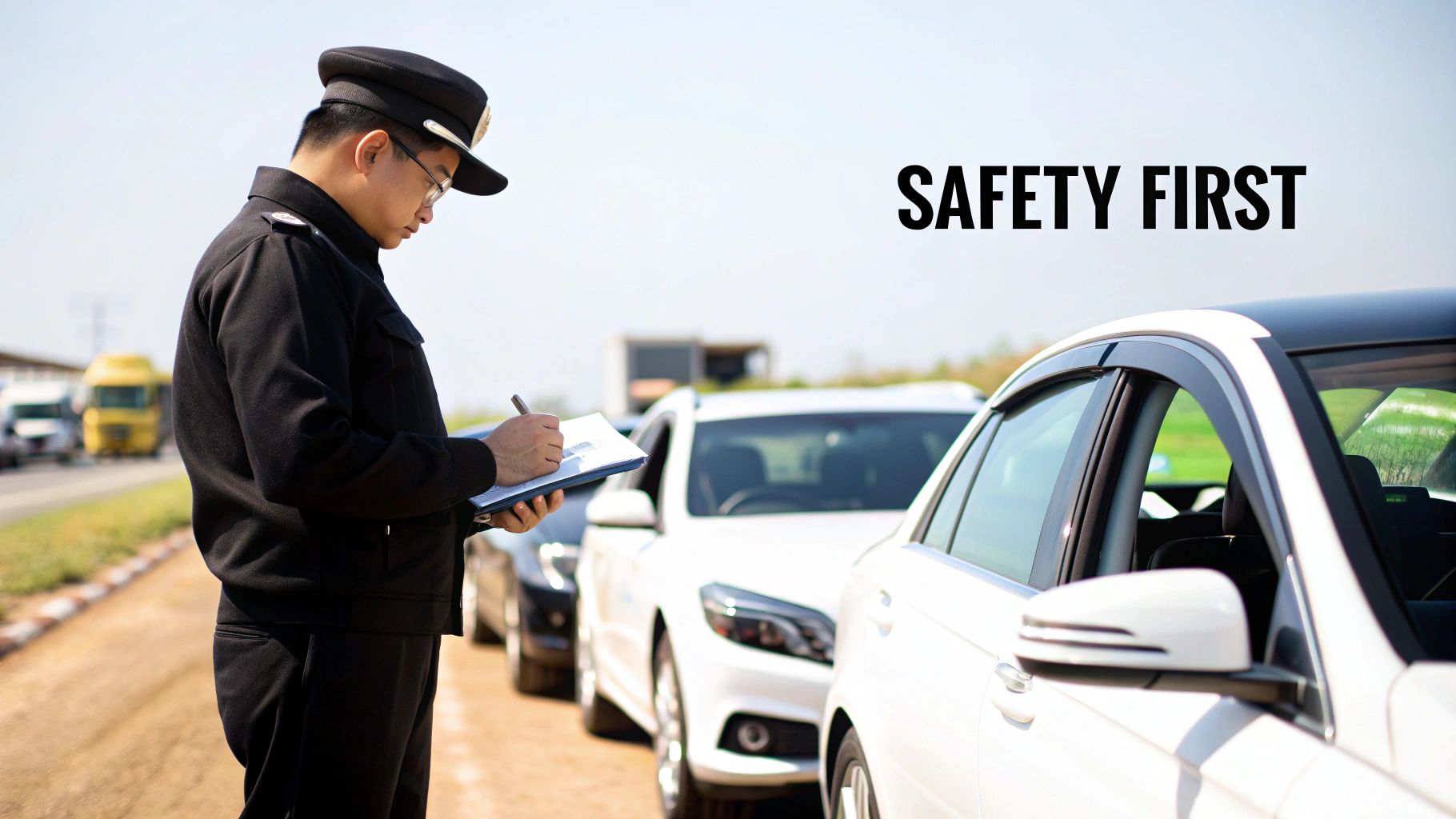 A traveler asking a question at an airport information desk.