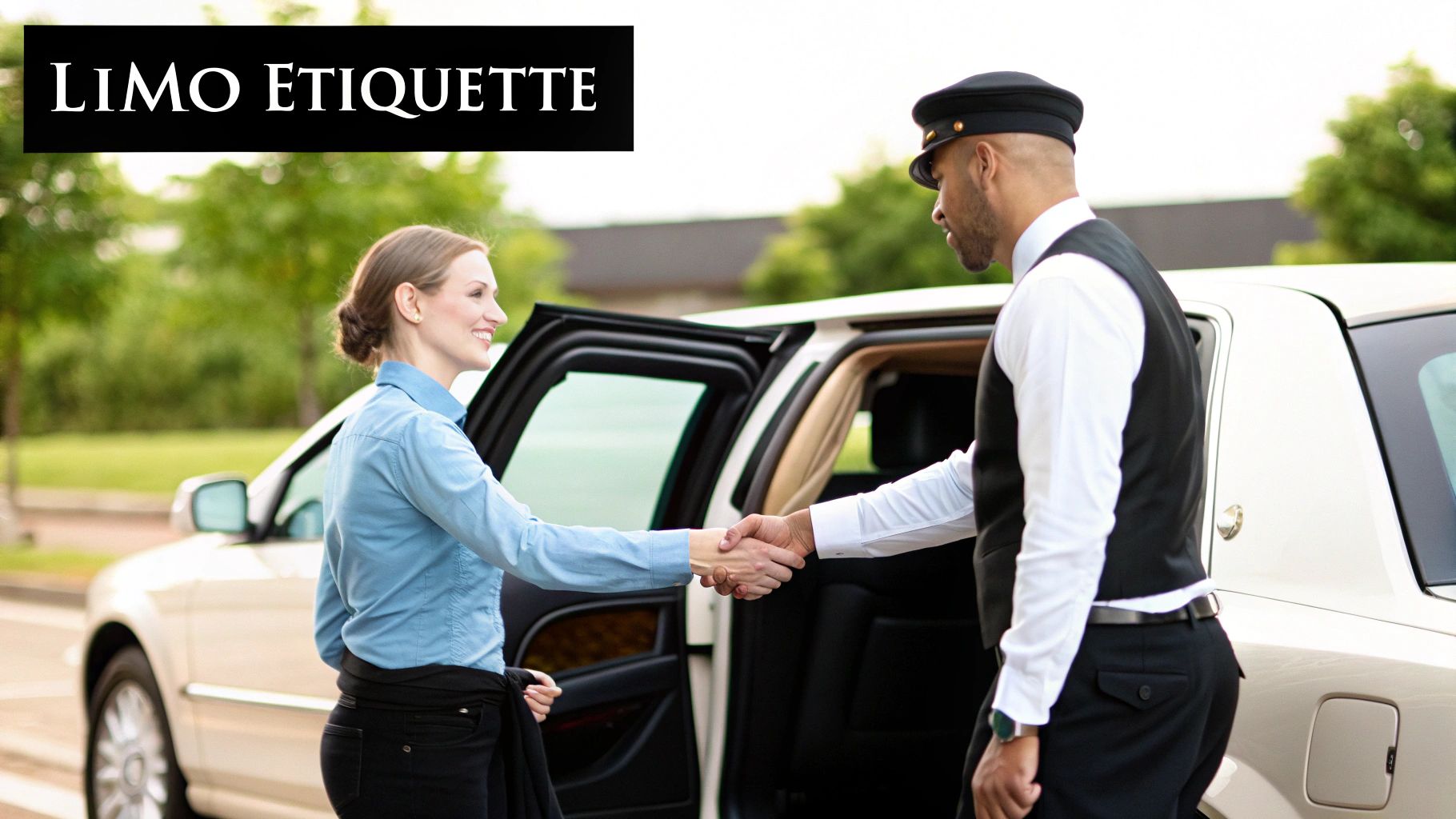 A luxury sedan driving through a historic European city street