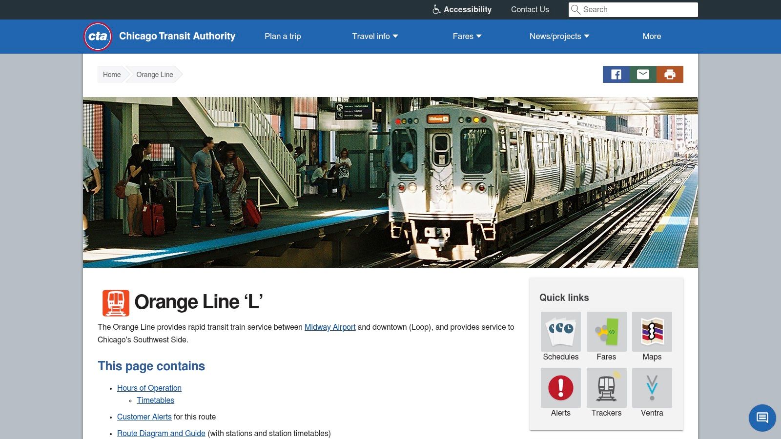 CTA Orange Line (Chicago Transit Authority)