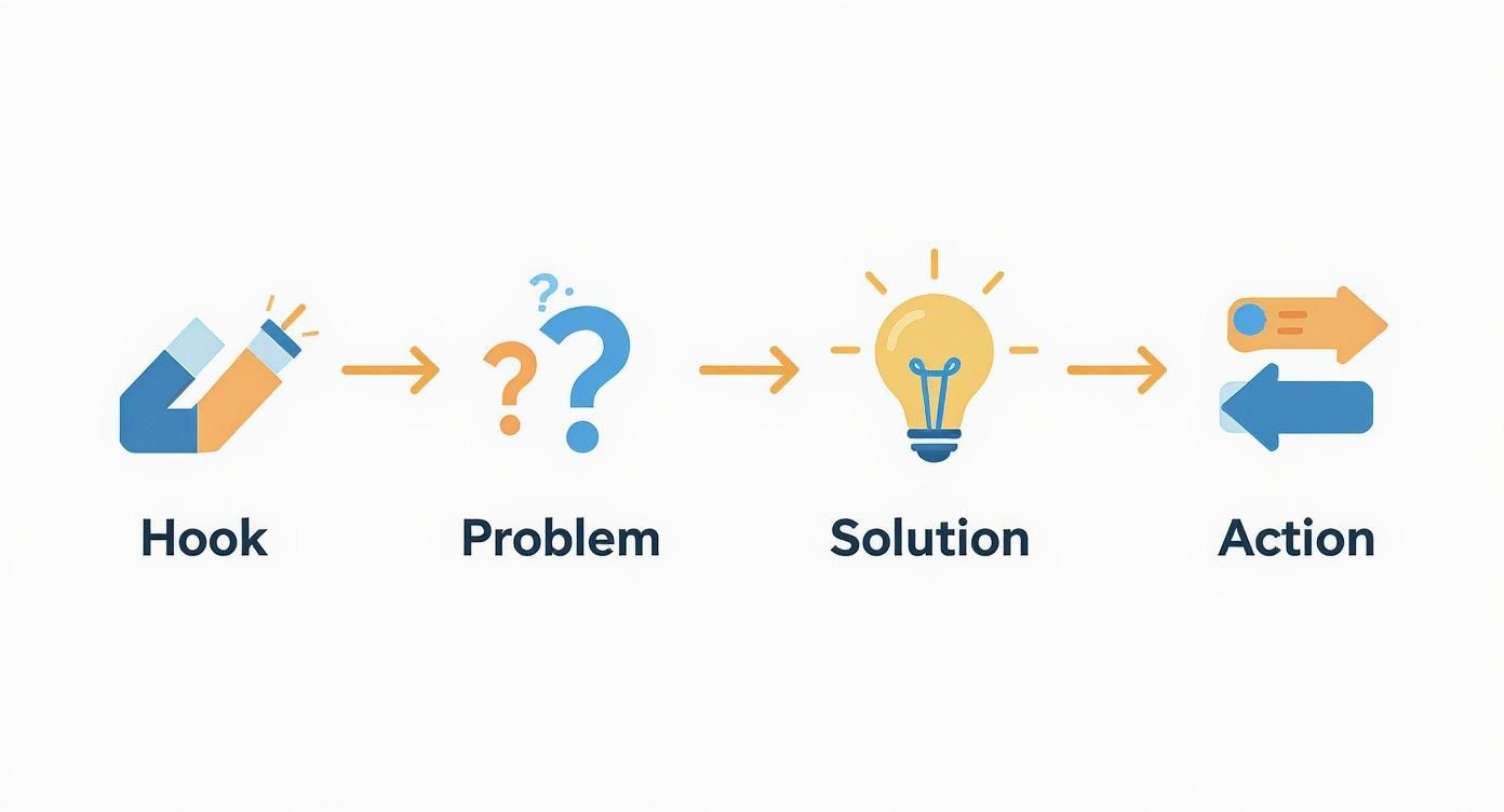 Infographic about script for advertising