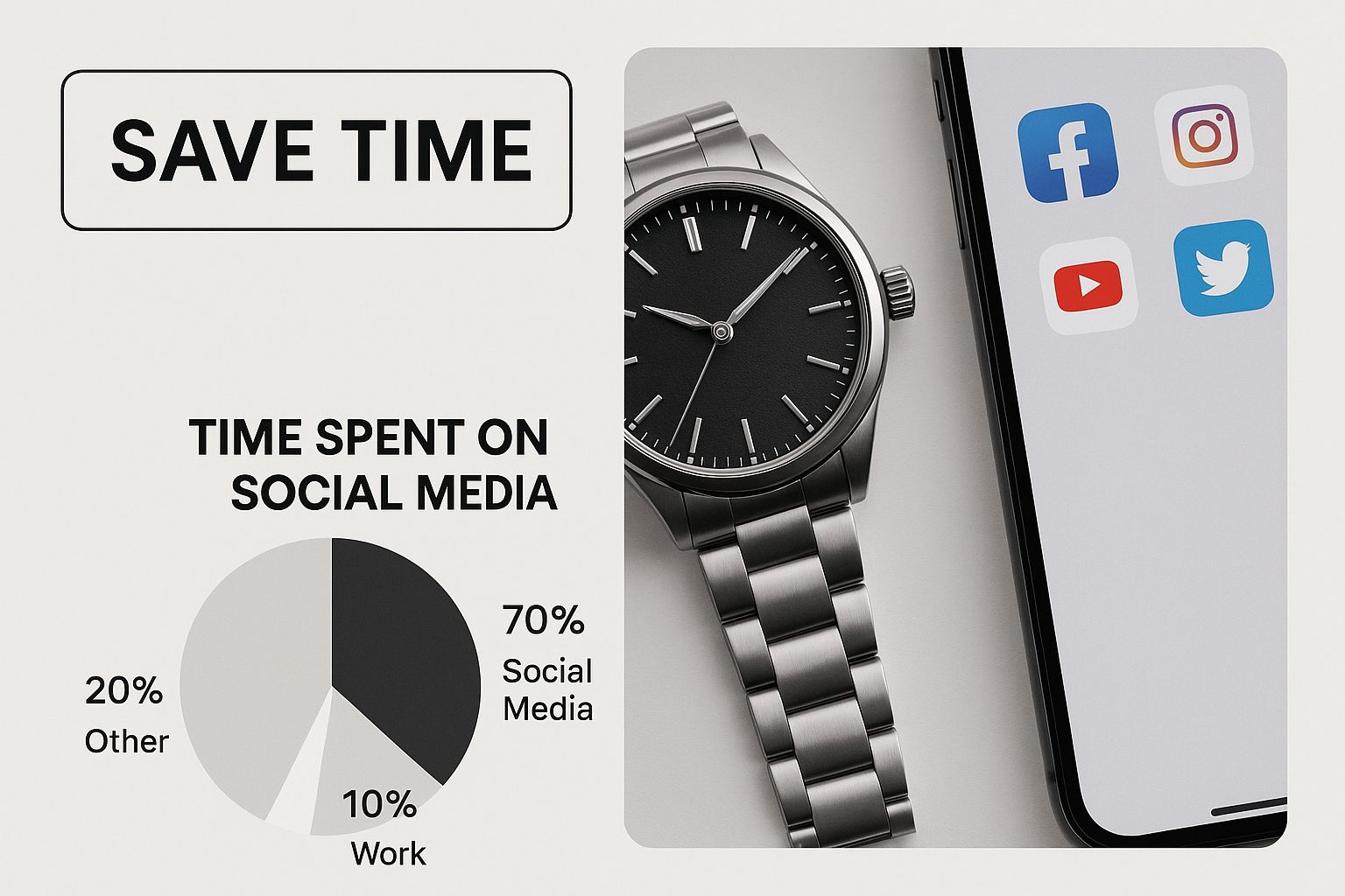 Infographic about automate social media posts