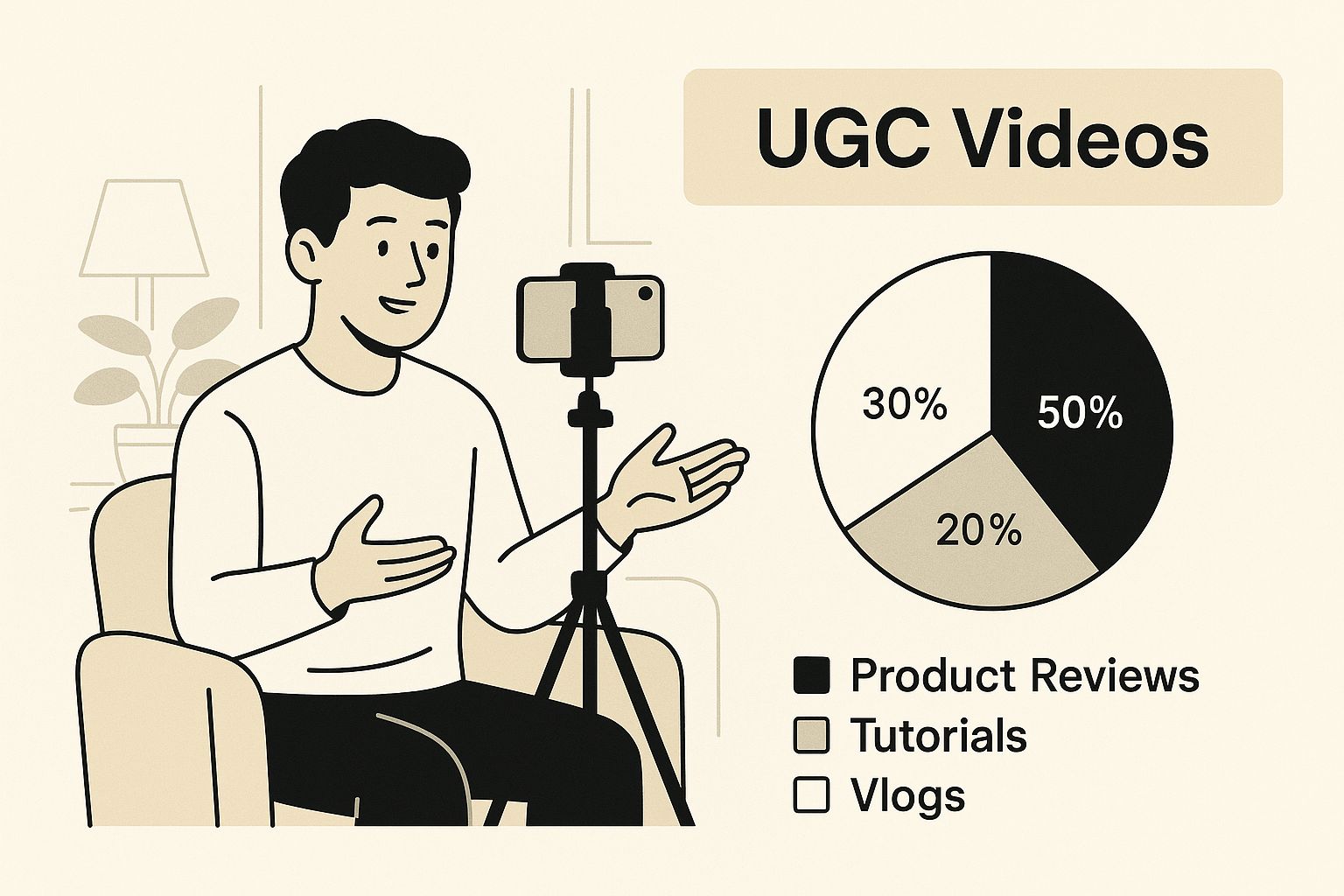 Infographic about ugc video meaning